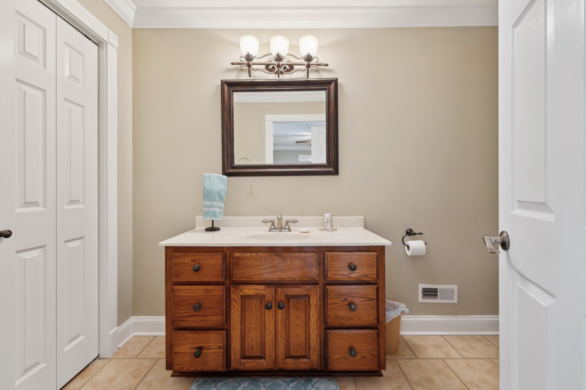 2108 Rodman Boulevard Gallatin, TN 37066 - Photo 32 of 45 a bathroom with a sink and a mirror