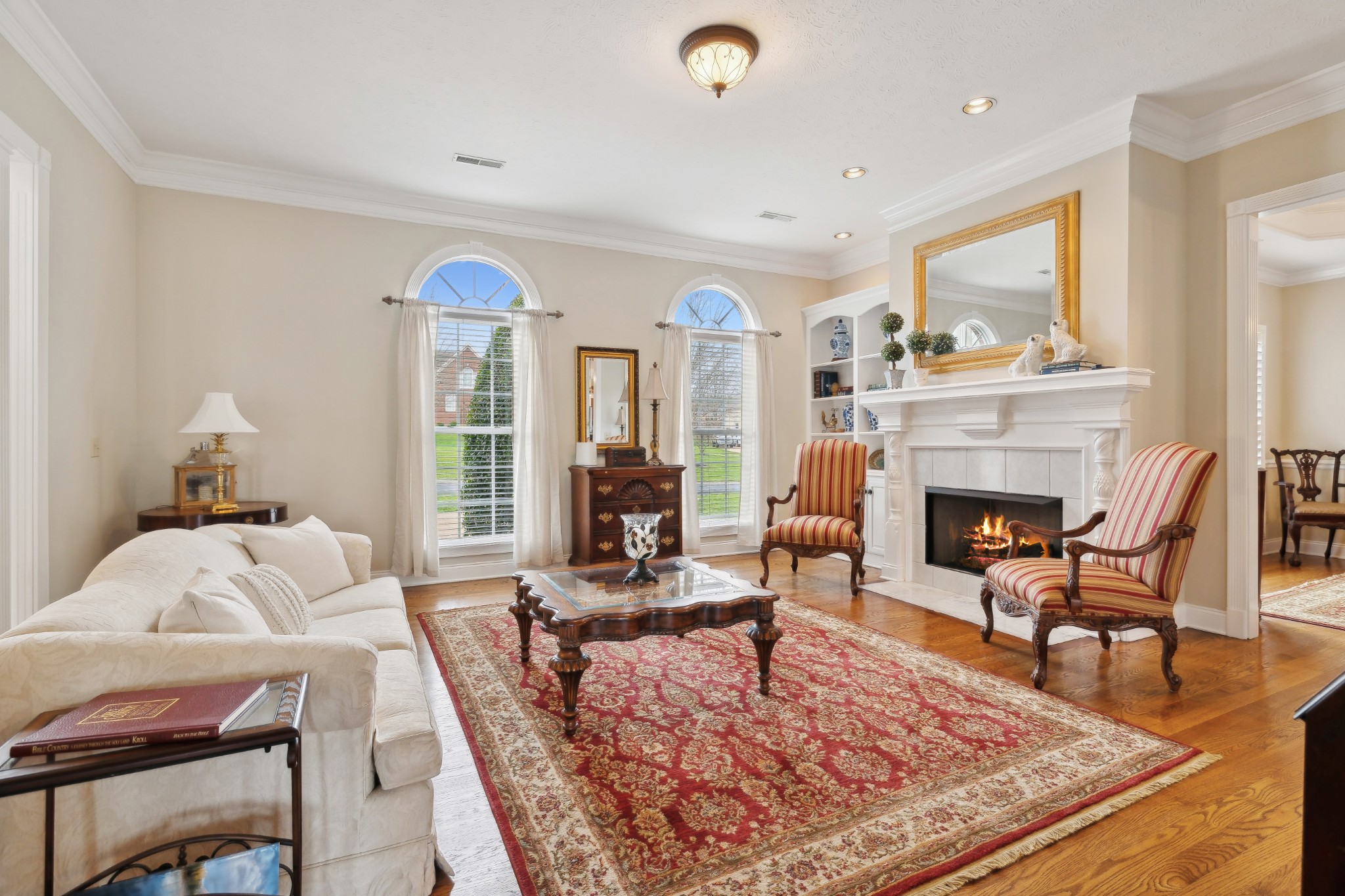 2108 Rodman Boulevard Gallatin, TN 37066 - Photo 9 of 45 a living room with furniture and a fireplace