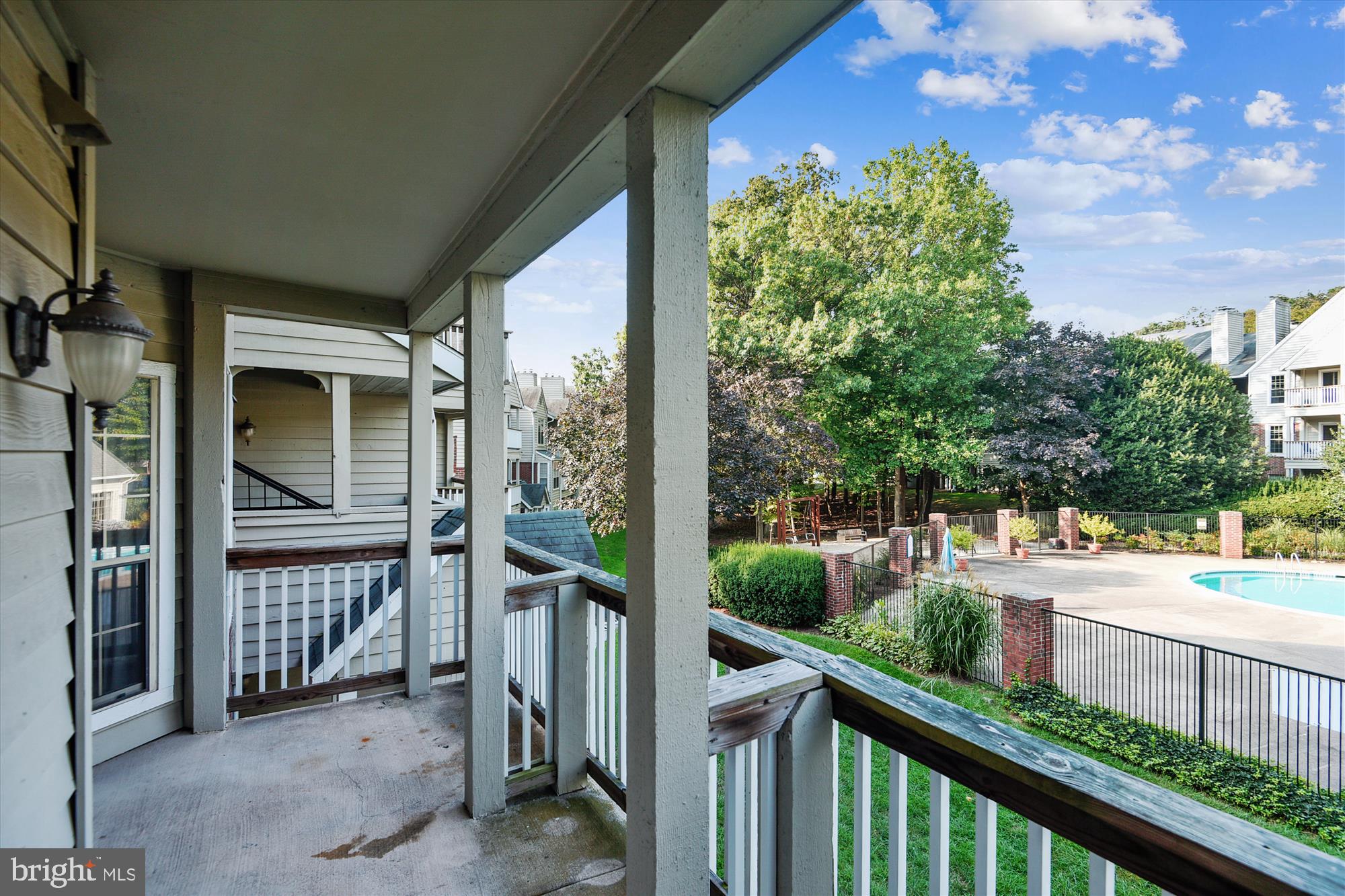 12162 Penderview Lane, Unit 1623 Fairfax, VA 22033 - Photo 11 of 28 Balcony overlooks pool