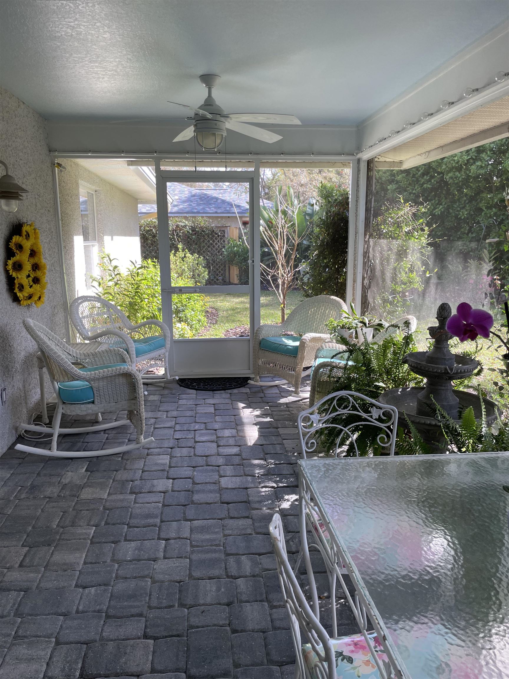 222 Bonita Road St. Augustine, FL 32086 - Photo 17 of 46 a view of a porch with furniture