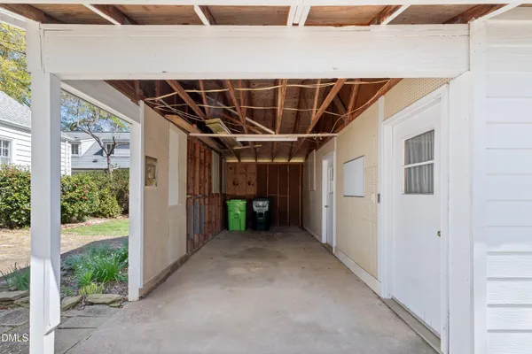 a view of storage and utility room