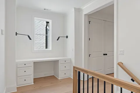 a close view of closet