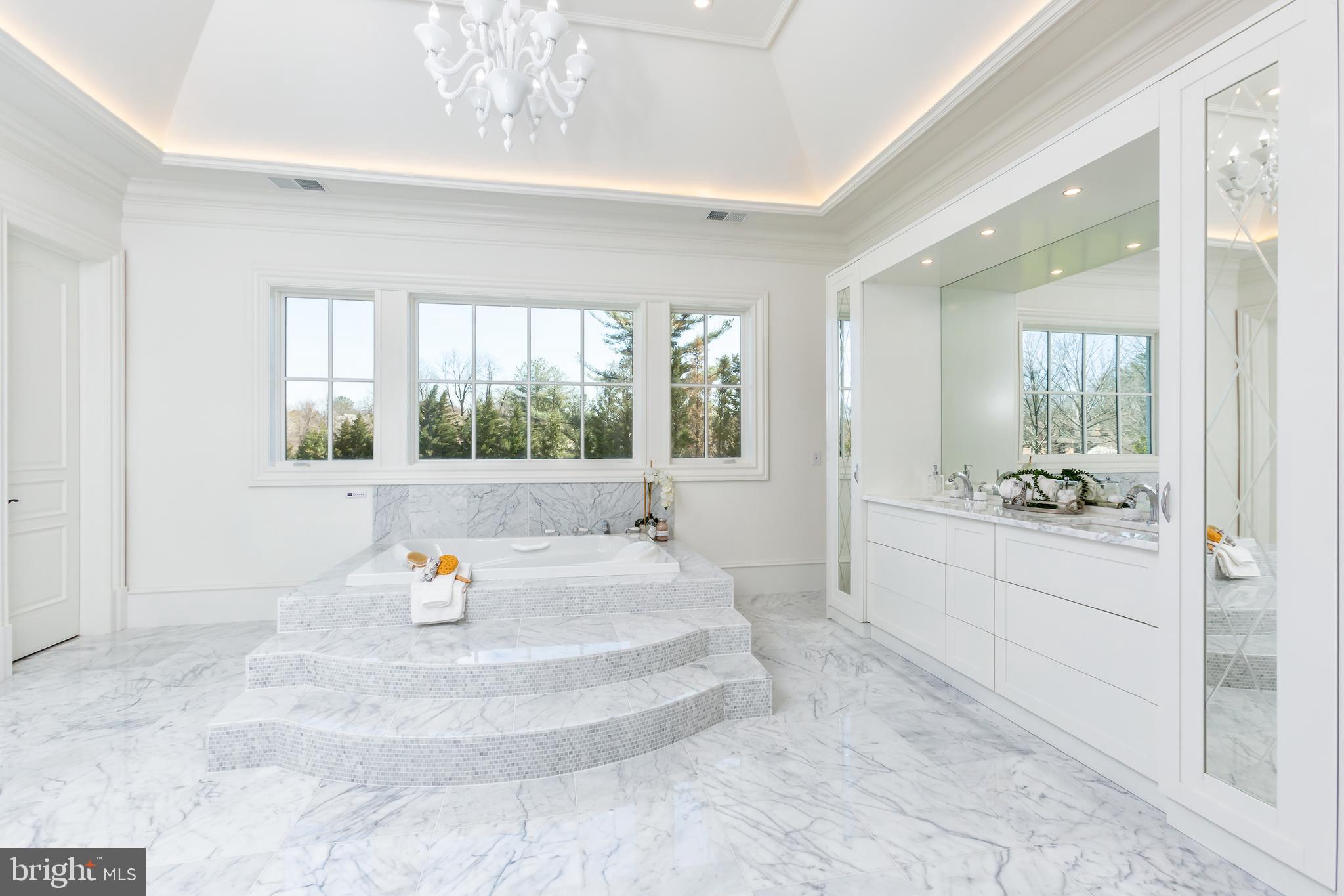 1181 Ballantrae Lane McLean, VA 22101 - Photo 45 of 85 a bathroom with a tub sink and mirror