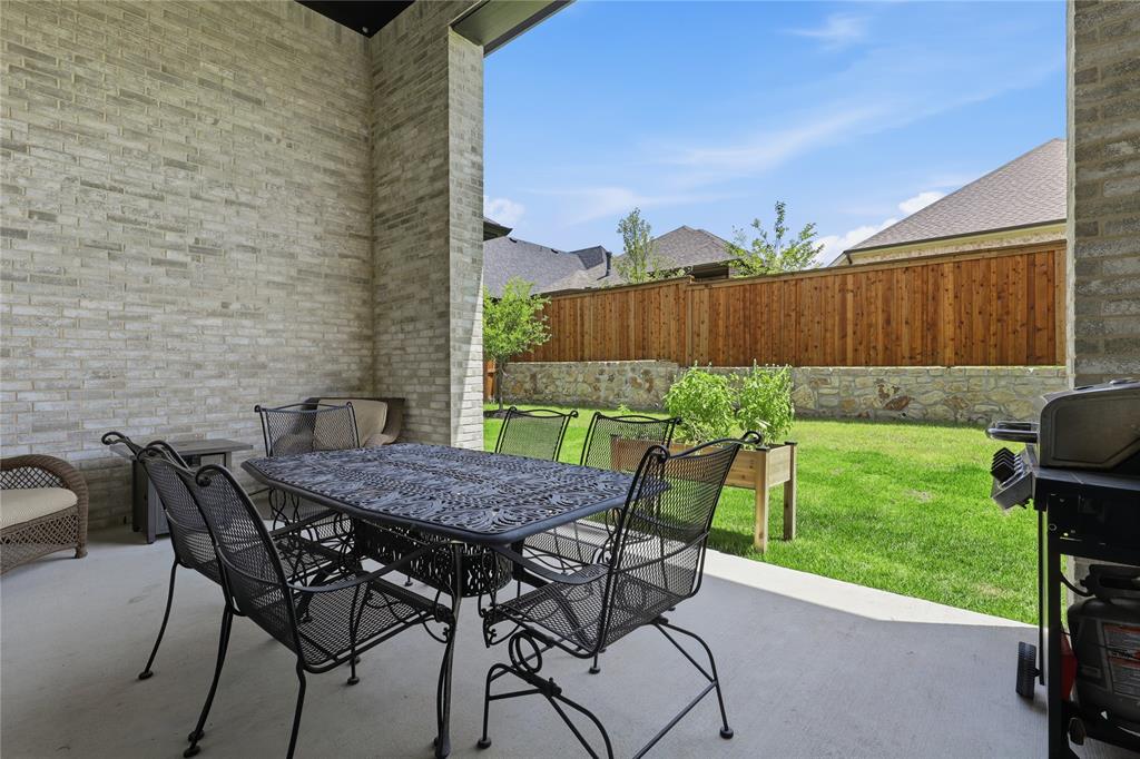 14525 Capridge Road Fort Worth, TX 76008 - Photo 28 of 34 Spacious patio with gas jet