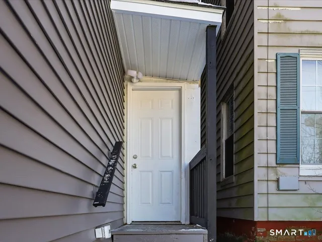 a view of front door