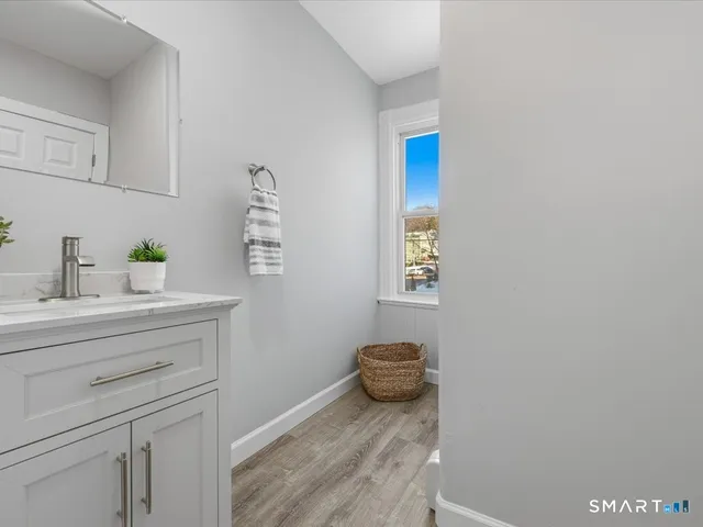 a bathroom with a sink and a vanity