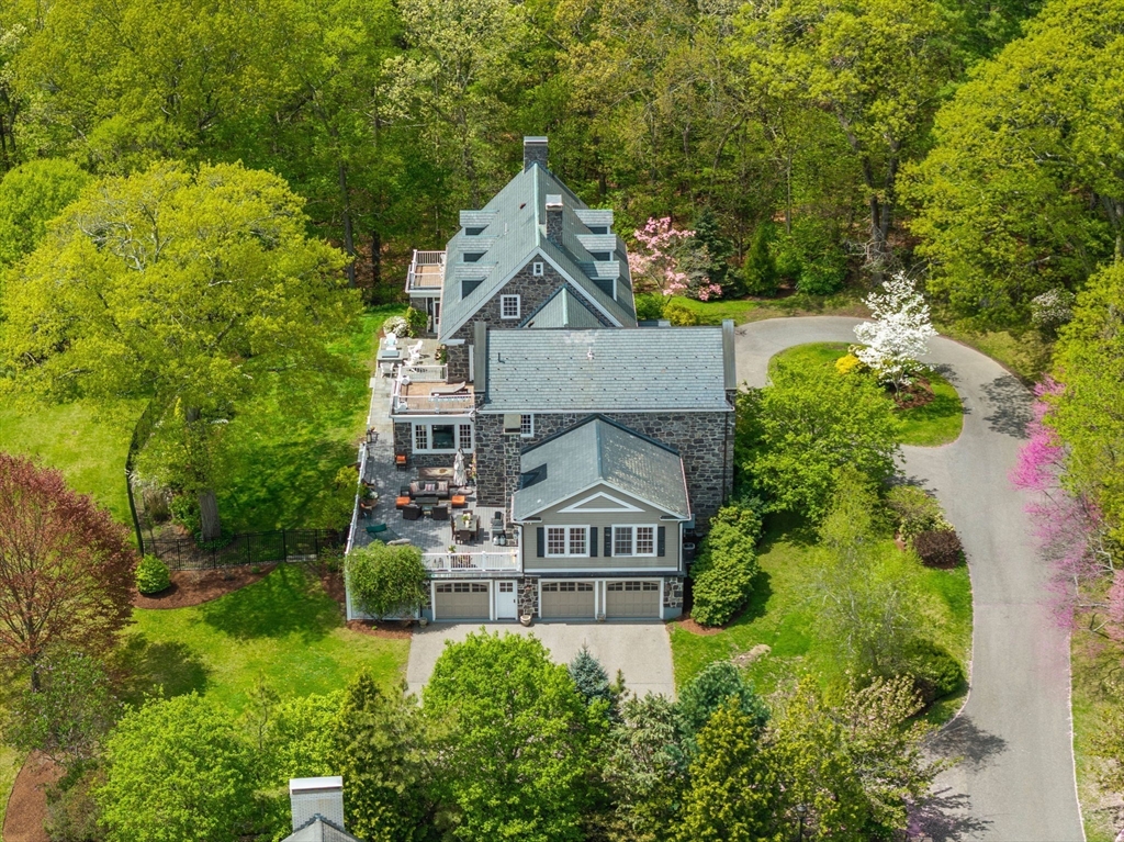 90 Burr Drive Needham, MA 02492 - Photo 40 of 41 an aerial view of a house