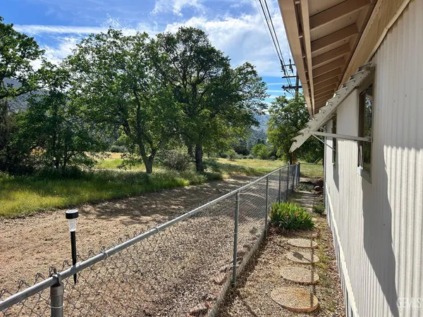 a view of a wooden bridge