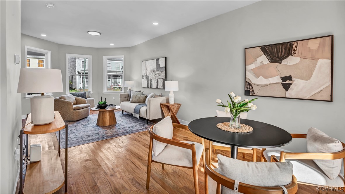 1320 Decatur Street Richmond, VA 23224 - Photo 3 of 36 a living room with furniture and wooden floor