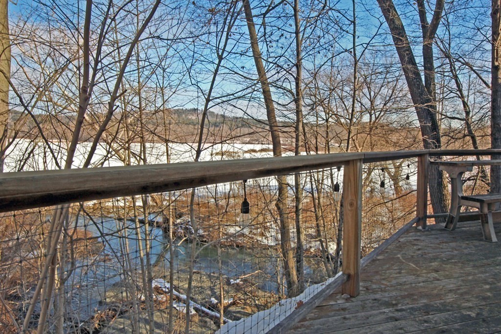 53 Burrows Turnpike Road Bernardston, MA 01337 - Photo 13 of 42 a view of with trees from a balcony