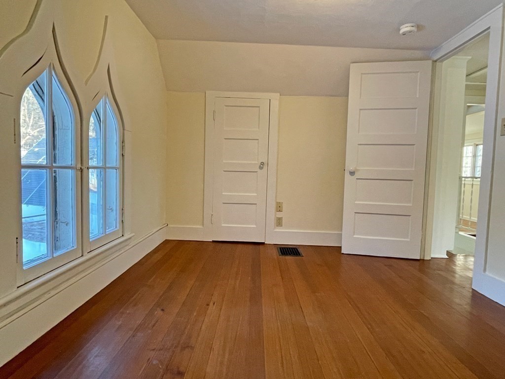 53 Burrows Turnpike Road Bernardston, MA 01337 - Photo 34 of 42 a view of empty room with wooden floor and fan