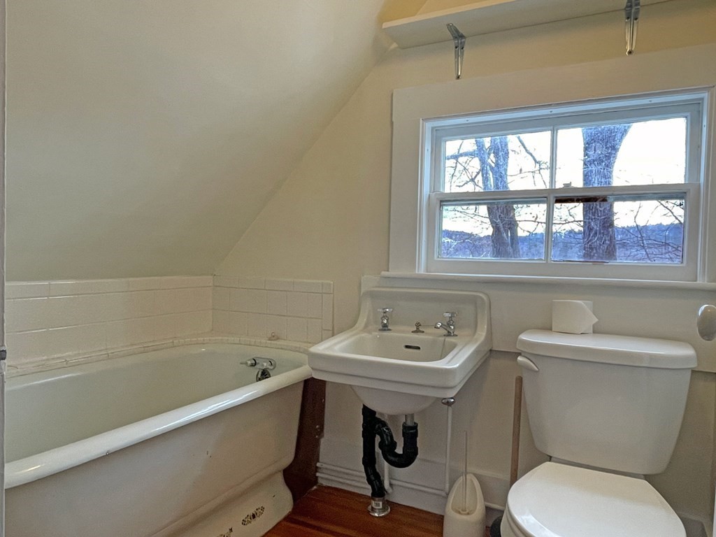 53 Burrows Turnpike Road Bernardston, MA 01337 - Photo 35 of 42 a bathroom with a sink and a toilet