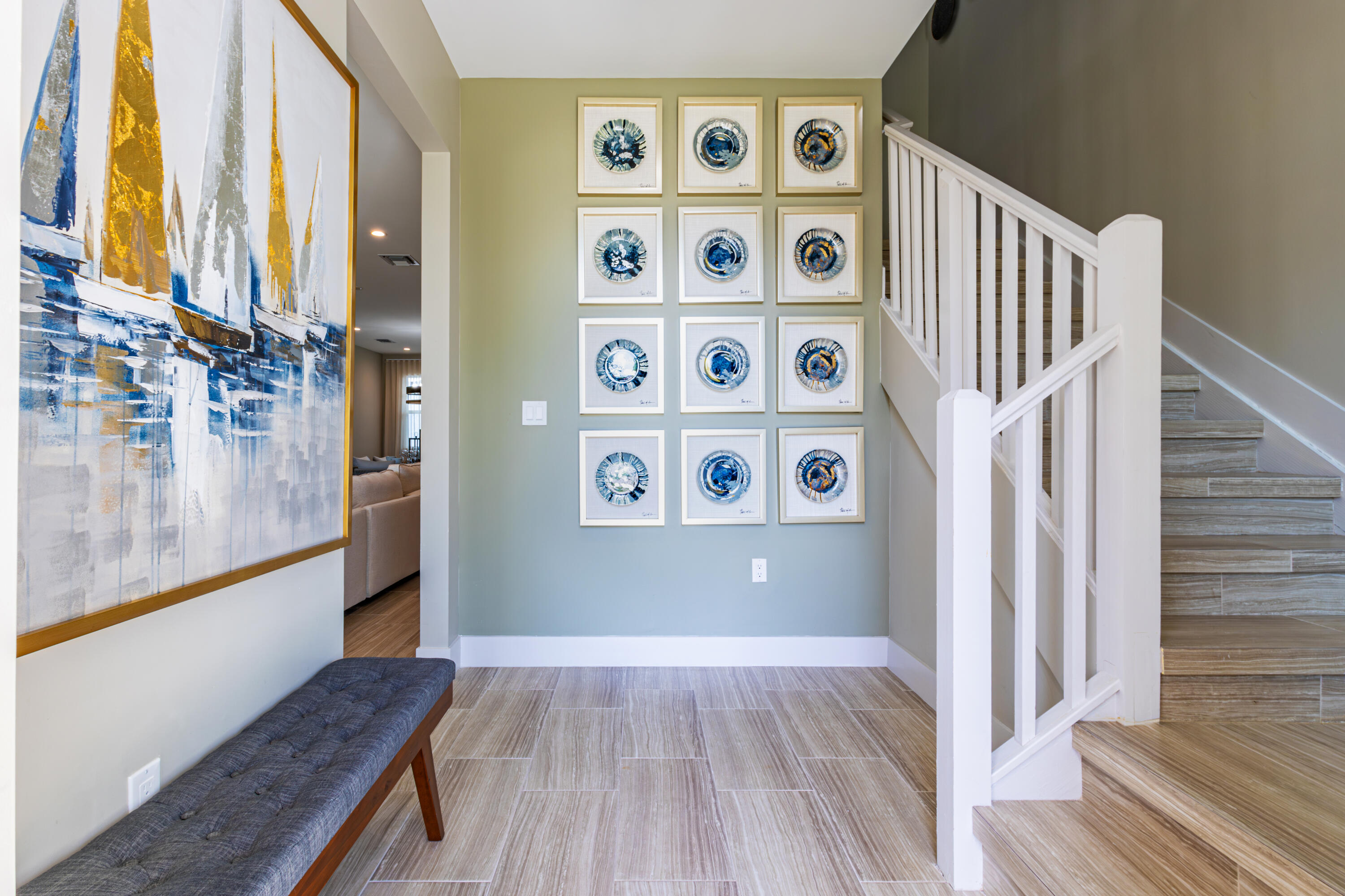 25 East Playa Largo Blvd Key Key Largo, FL 33037 - Photo 26 of 55 a view of a hallway with wooden floor and entryway