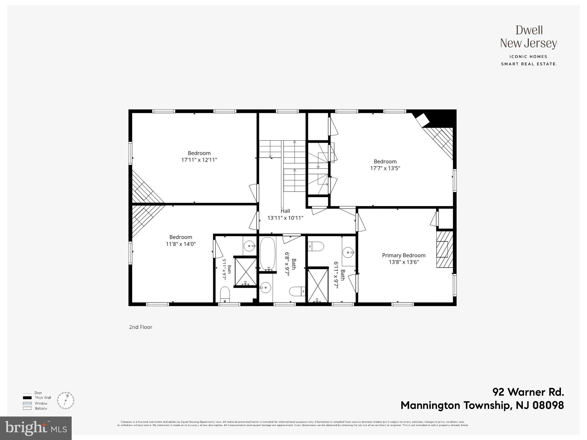 92 Warner Road Pilesgrove, NJ 08098 - Photo 36 of 37 Second Level Floorplan