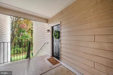 a view of front door