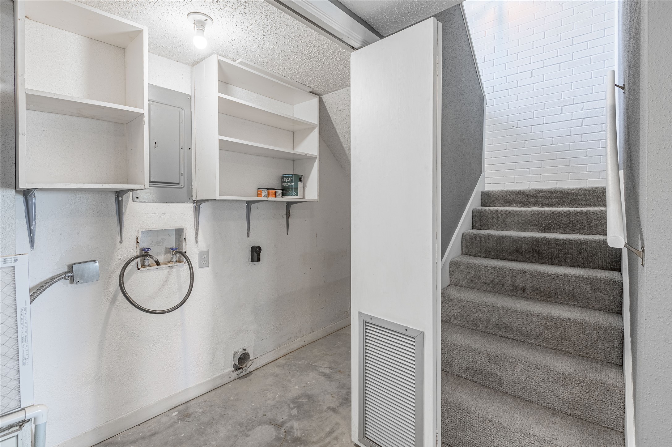 356 Peach Island Road Trinity, TX 75862 - Photo 17 of 34 a bathroom with a granite countertop sink and a mirror