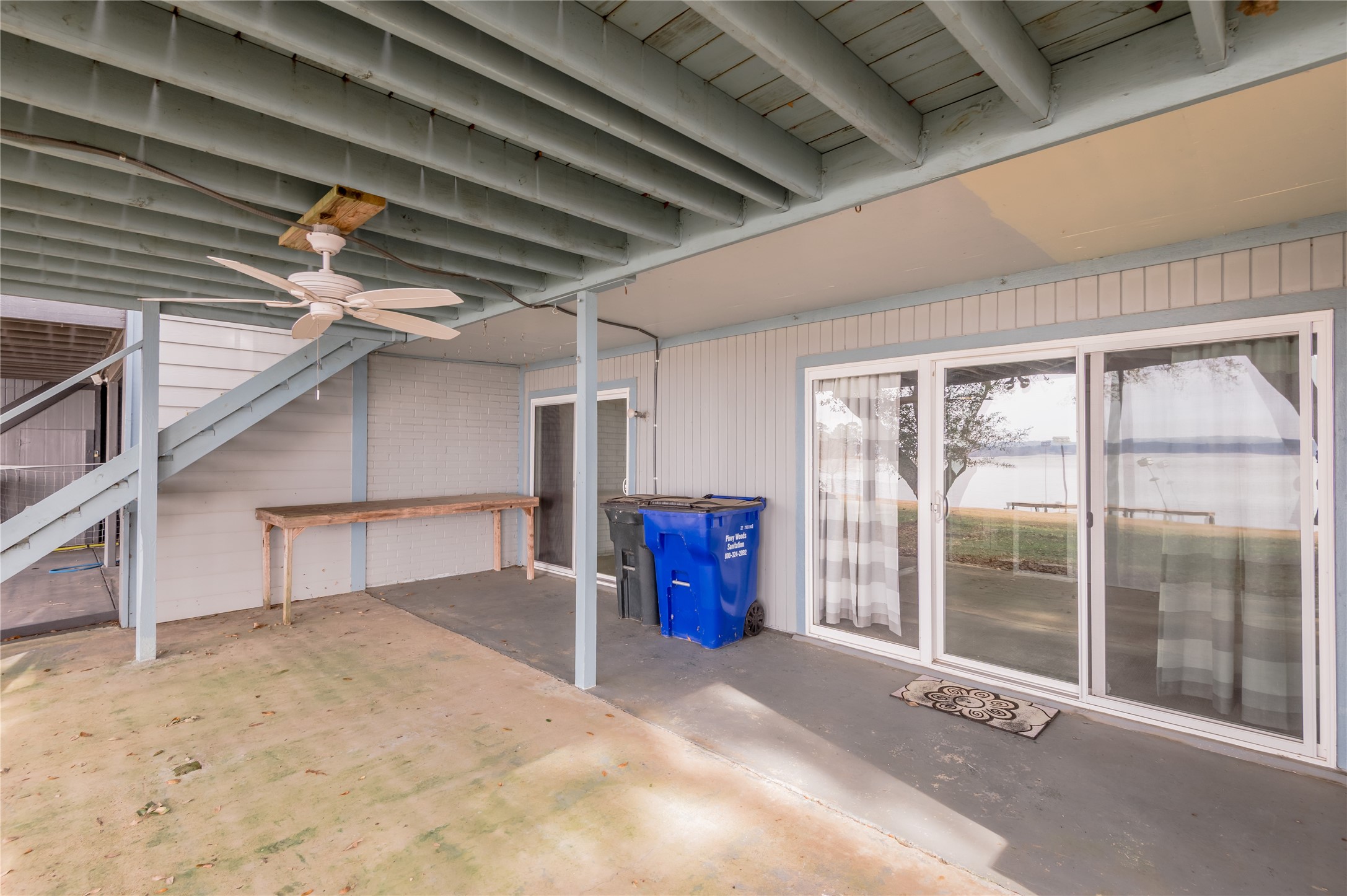 356 Peach Island Road Trinity, TX 75862 - Photo 29 of 34 a view of a porch with furniture and entryway