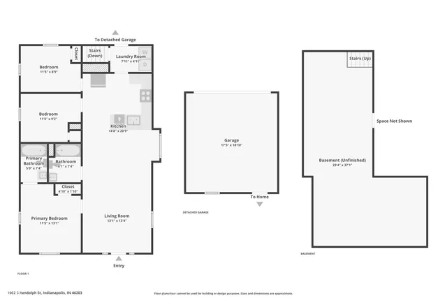 $209,000 | 1602 South Randolph Street, Indianapolis, IN 46203