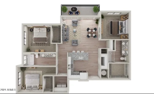 $1,987 | 11575 West Roosevelt Street, Unit C2, Avondale, AZ 85323