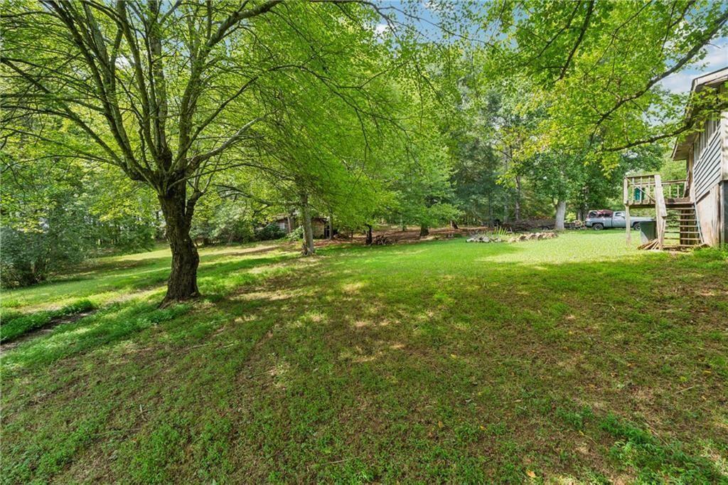8265 Seabolt Drive Ball Ground, GA 30107 - Photo 2 of 52 a view of a big yard with plants and large trees