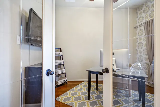 a front door view of a gallery