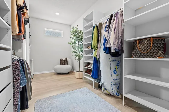 a view of a garden from a balcony