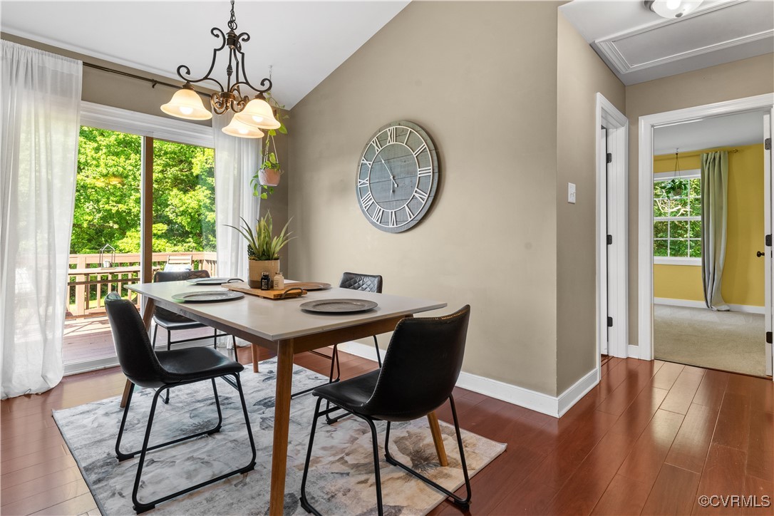 201 School Road Dillwyn, VA 23936 - Photo 19 of 48 a view of a dining room with furniture window and wooden floor