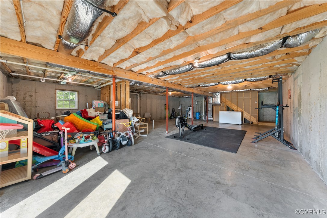 201 School Road Dillwyn, VA 23936 - Photo 35 of 48 a view of a garage with storage