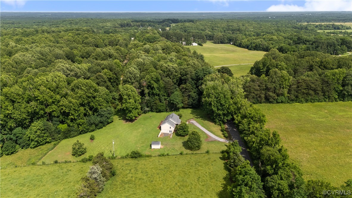 201 School Road Dillwyn, VA 23936 - Photo 41 of 48 a view of a yard with an outdoor seating