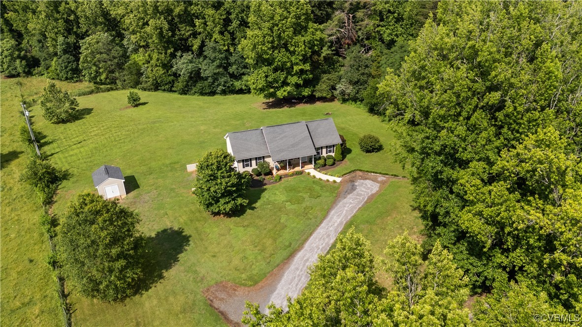 201 School Road Dillwyn, VA 23936 - Photo 43 of 48 a view of a house with a yard