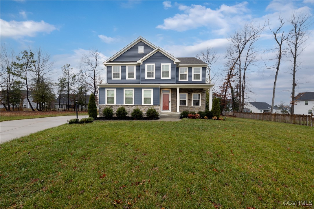 13900 Marsham Road Chester, VA 23836 - Photo 43 of 46 a front view of a house with a yard