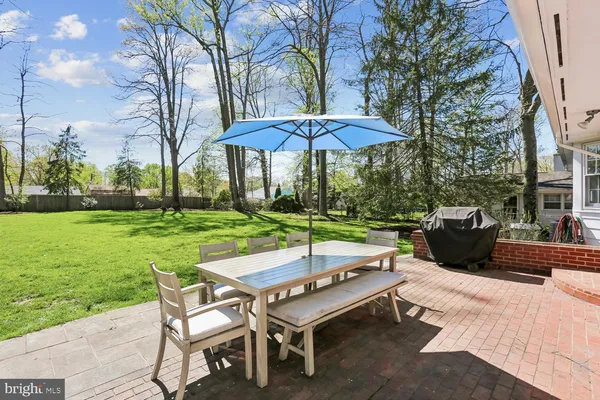 a view of backyard with tree