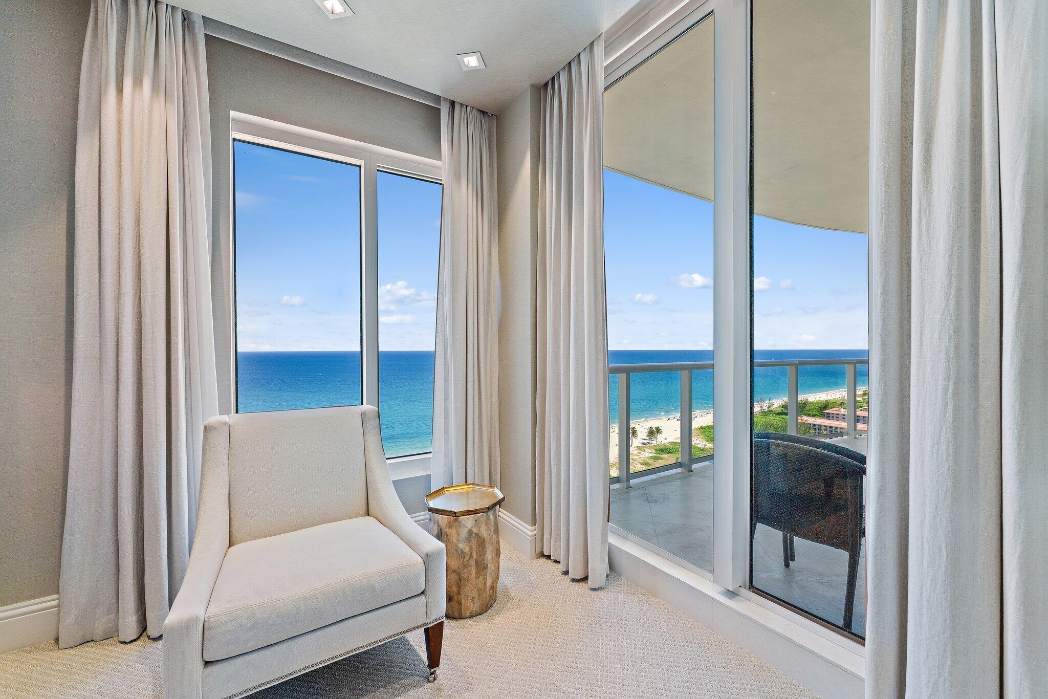 2700 North Ocean Drive, Unit 2304B Singer Island, FL 33404 - Photo 24 of 73 Primary Bedroom with Balcony Access