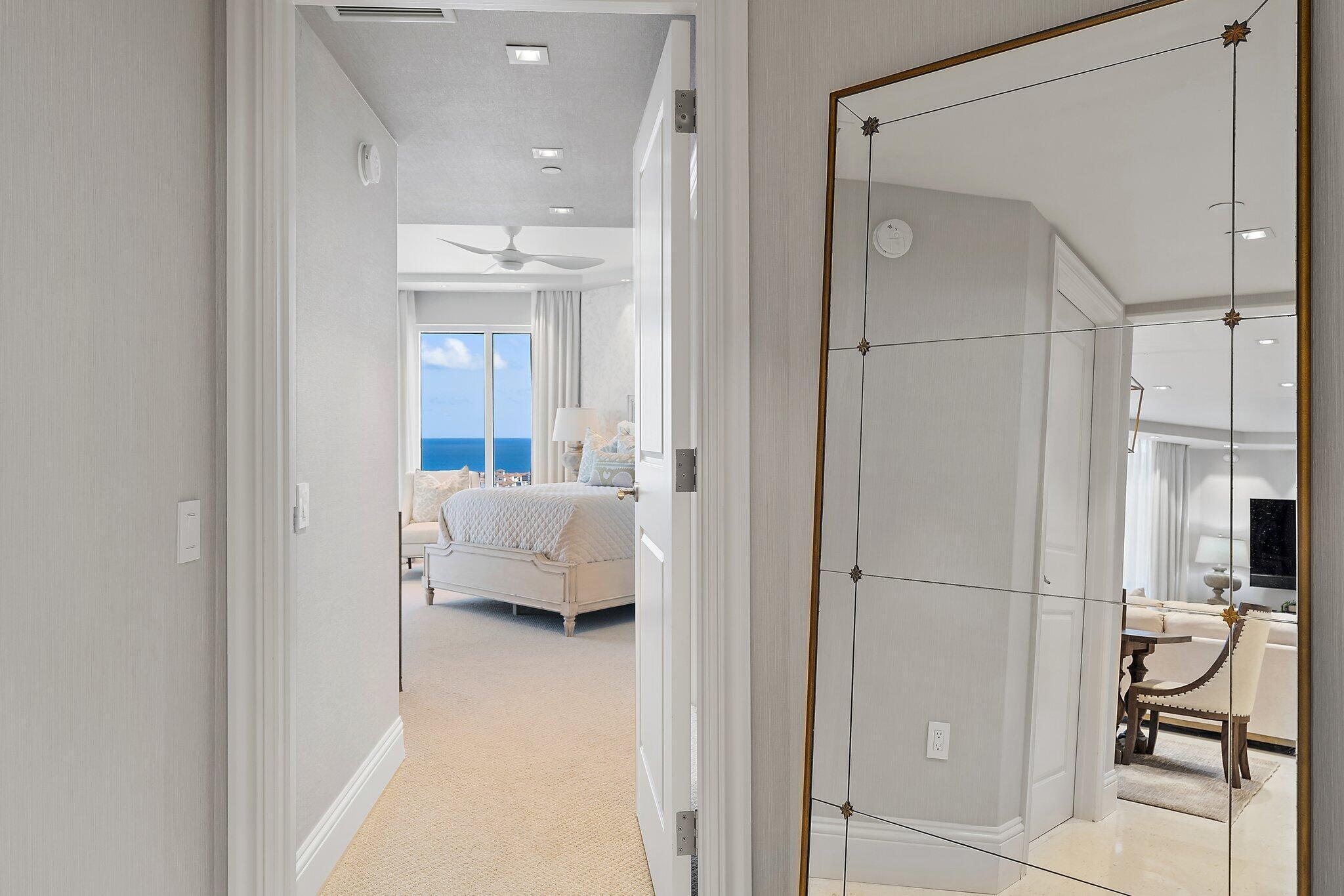 2700 North Ocean Drive, Unit 2304B Singer Island, FL 33404 - Photo 33 of 73 a en suite bathroom with a sink and a mirror