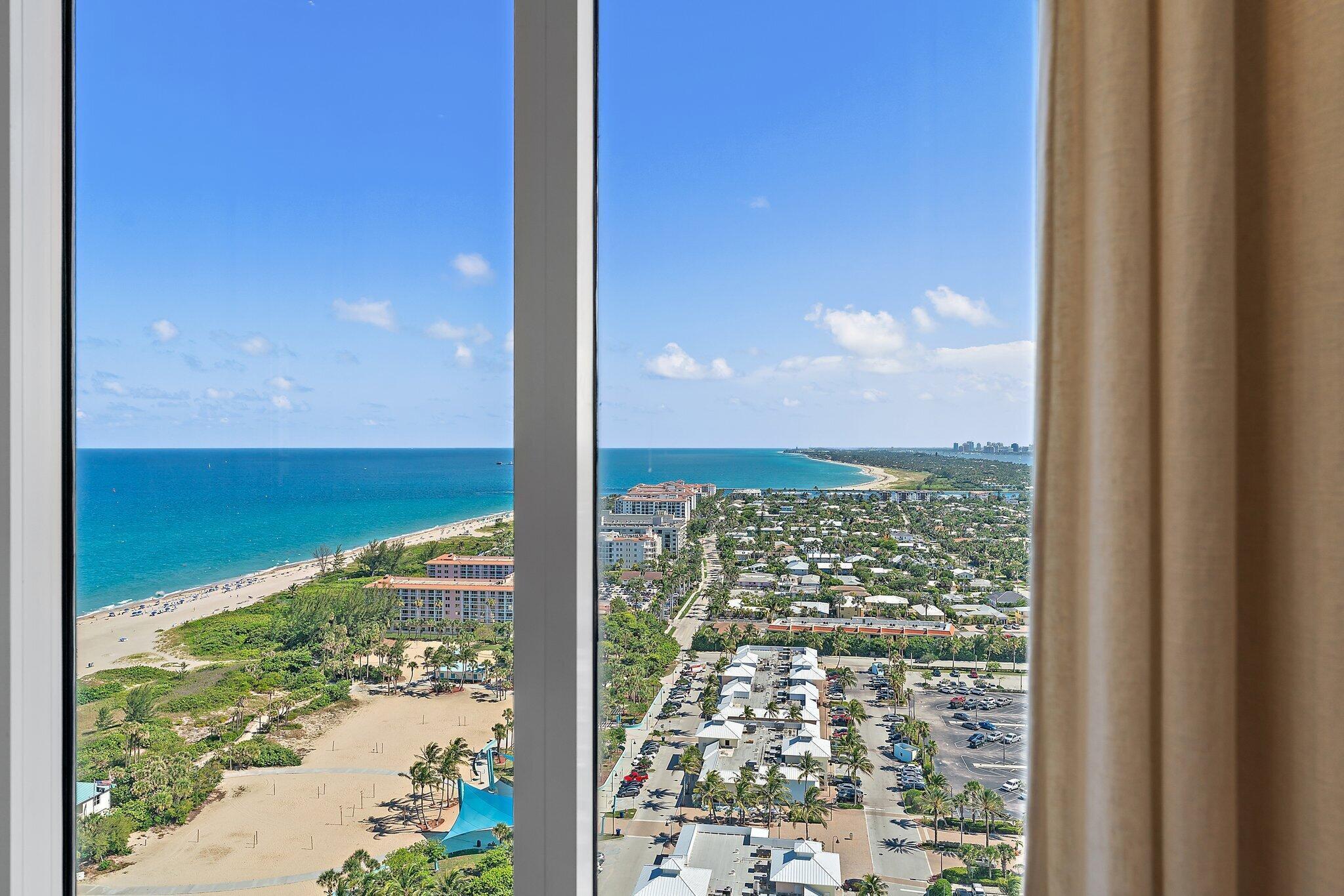 2700 North Ocean Drive, Unit 2304B Singer Island, FL 33404 - Photo 37 of 73 a view of a city from a balcony