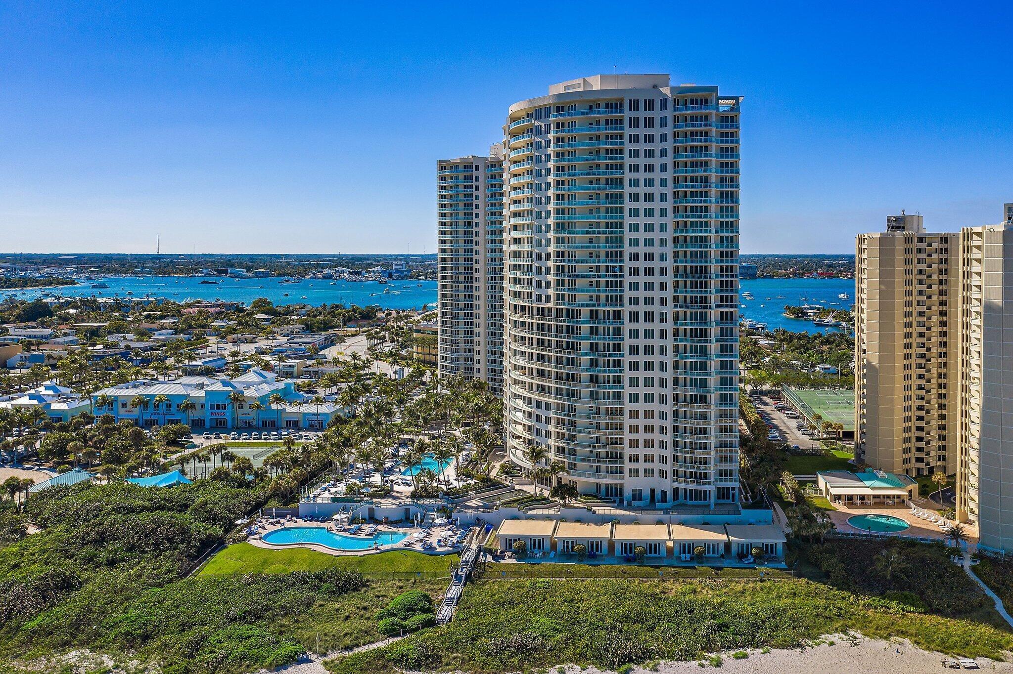 2700 North Ocean Drive, Unit 2304B Singer Island, FL 33404 - Photo 72 of 73 a view of a city with tall buildings