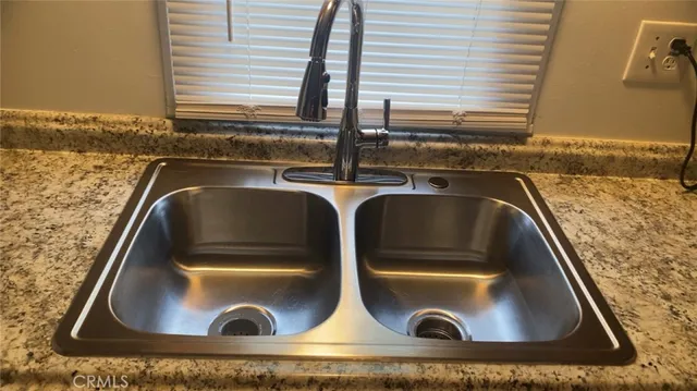 a close view of sink and tap