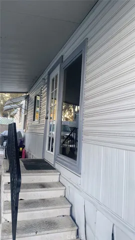 a view of a entryway door front of house