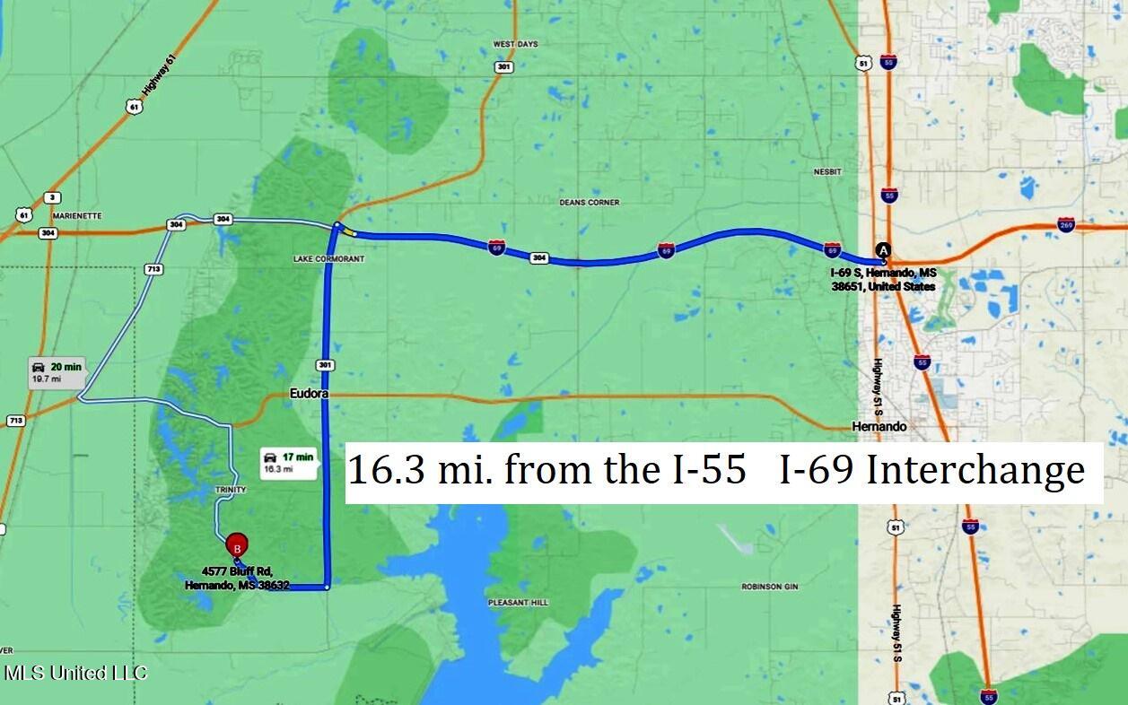 4577 Bluff Road Hernando, MS 38632 - Photo 48 of 50 Map2