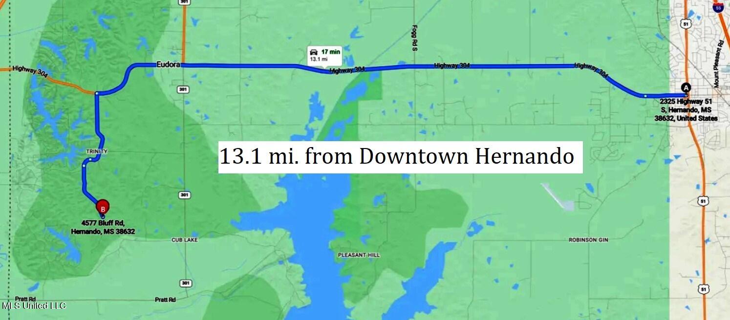 4577 Bluff Road Hernando, MS 38632 - Photo 50 of 50 Map4