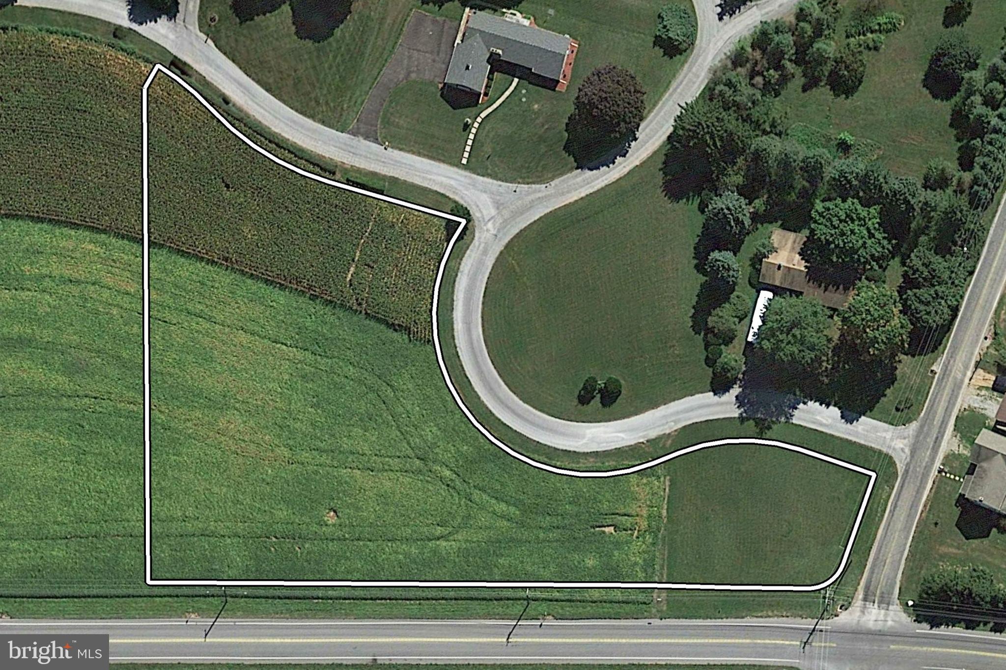 Lot #1 Midhill Road Spring Grove, PA 17362 - Photo 3 of 6 an aerial view of a highlighted house