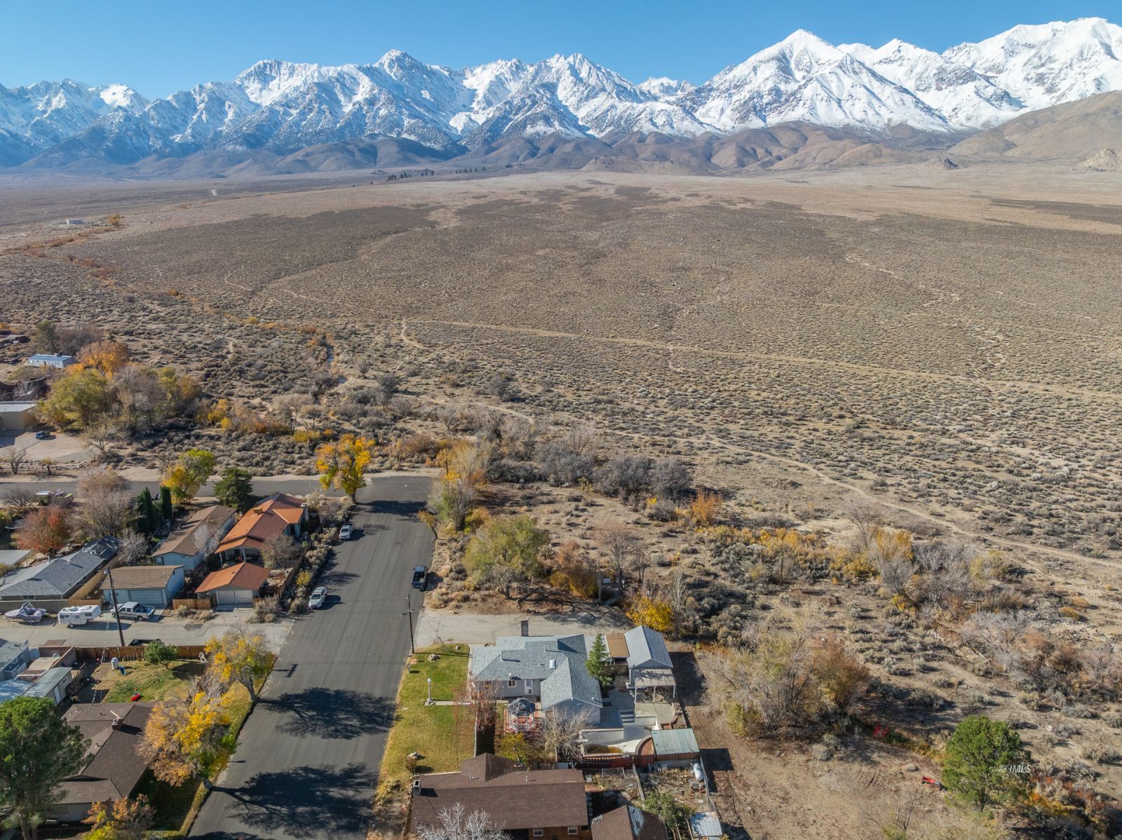 317 West Main Street Independence, CA 93526 - Photo 2 of 33 Drone view adjacent DWP land