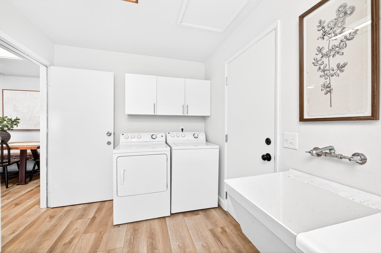 6762 Rancho Court Pleasanton, CA 94588 - Photo 29 of 42 a utility room with dryer and washer