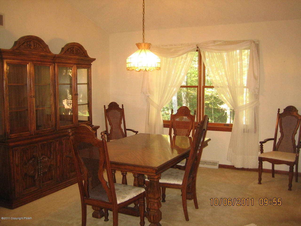 183 Koerners Road Cresco, PA 18326 - Photo 6 of 28 a view of a dining room with furniture window and outside view