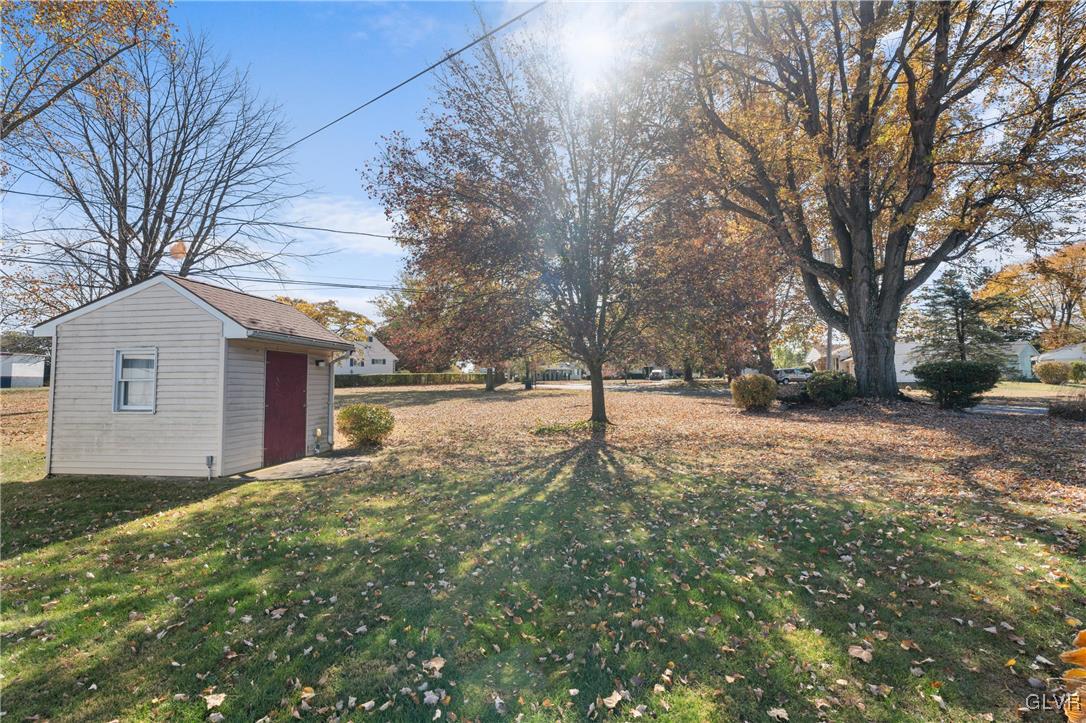 2121 Aster Road Bethlehem, PA 18018 - Photo 48 of 51 Backyard with Storage Shed
