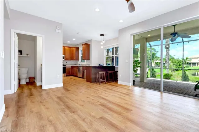 a view of a living room