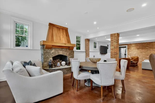 a house view with a sitting space and garden space