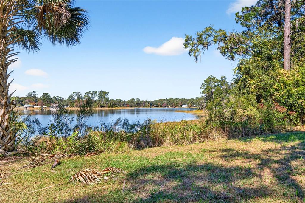 201 West Street Interlachen, FL 32148 - Photo 40 of 43 a view of a lake from a yard