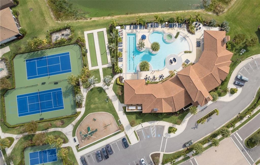20380 Symphony Place Venice, FL 34293 - Photo 53 of 56 an aerial view of a house with a swimming pool
