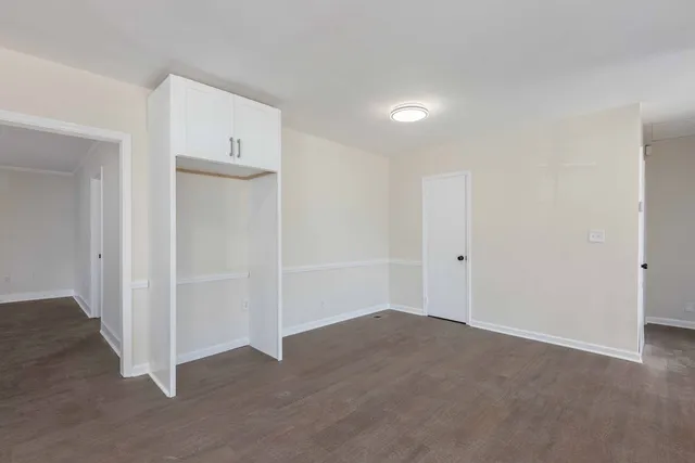 a view of an empty room